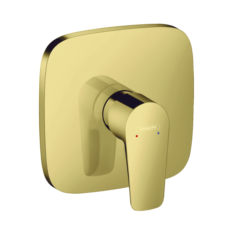 смеситель скрытого монтажа для душа hansgrohe talis e 71765990 полированное золото