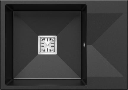 мойка кухонная tolero blade 660 уголь