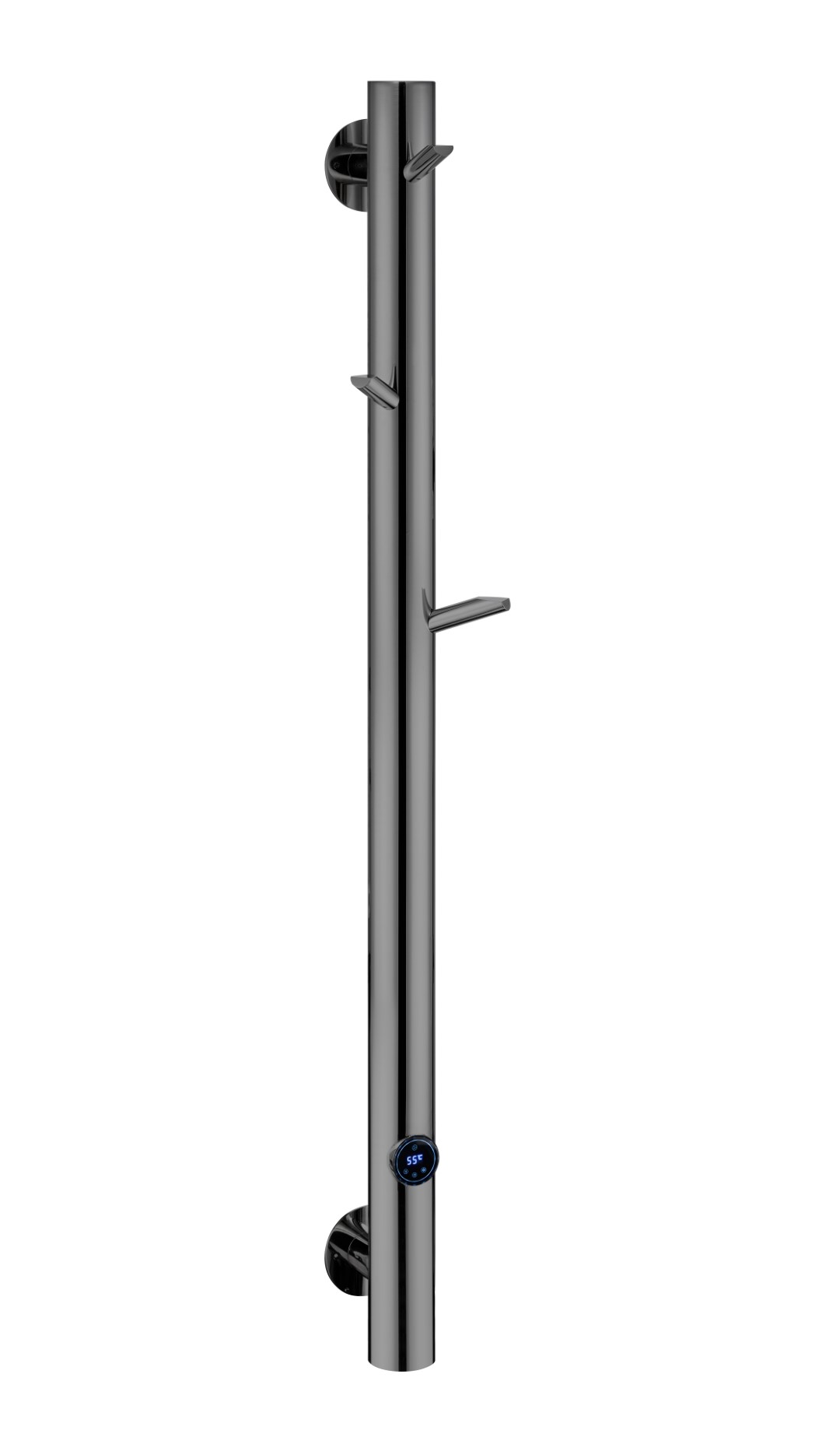 полотенцесушитель электрический boheme oak shine gun metal 724-sgm глянцевая оружейная сталь