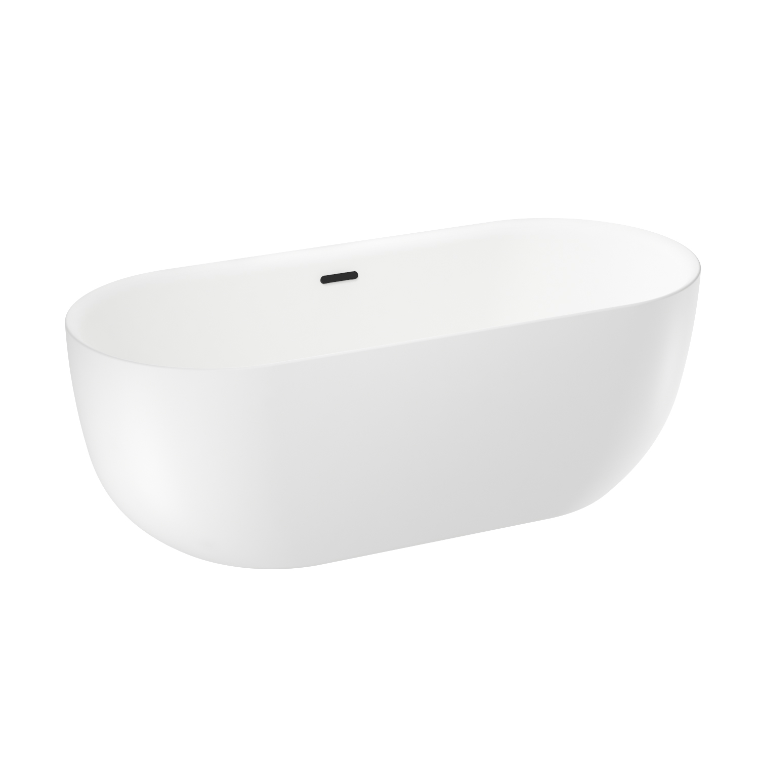 ванна акриловая wellsee chic riviera 170x76 белый глянец (слив-перелив черный матовый)