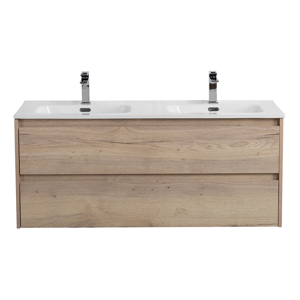 тумба под умывальник belbagno kraft-1200-2c-so-2-rgb rovere galifax bianco