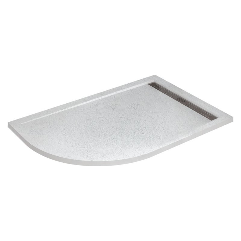 душевой поддон cezares tray-as-rh-120/90-550-30-w-r 120x90 правый, без сифона, белый