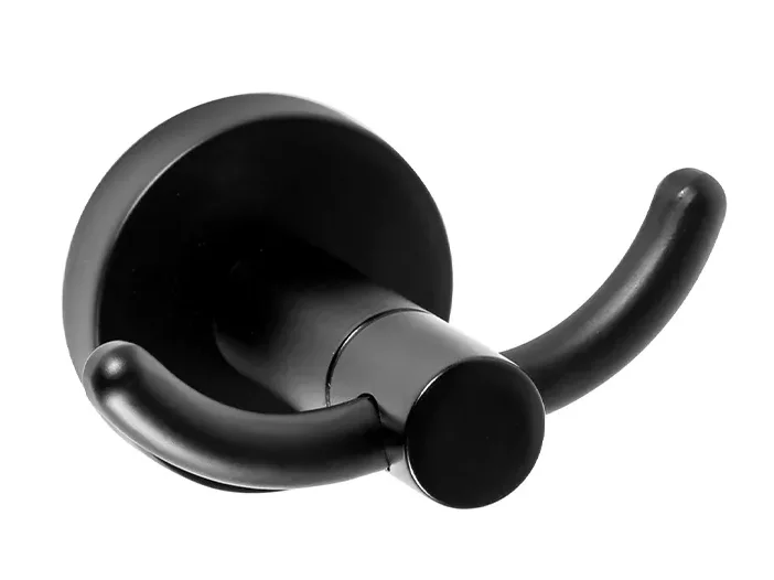 крючок rea mist 02 black matt 80019 черный матовый