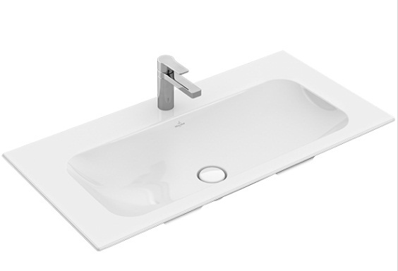 умывальник villeroy&boch finion 4164abr1 100x50 альпийский белый
