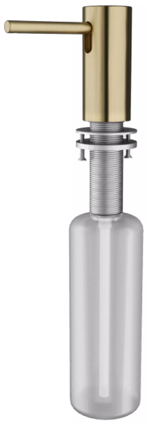 дозатор для моющих средств paulmark stork d006-lg светлое золото
