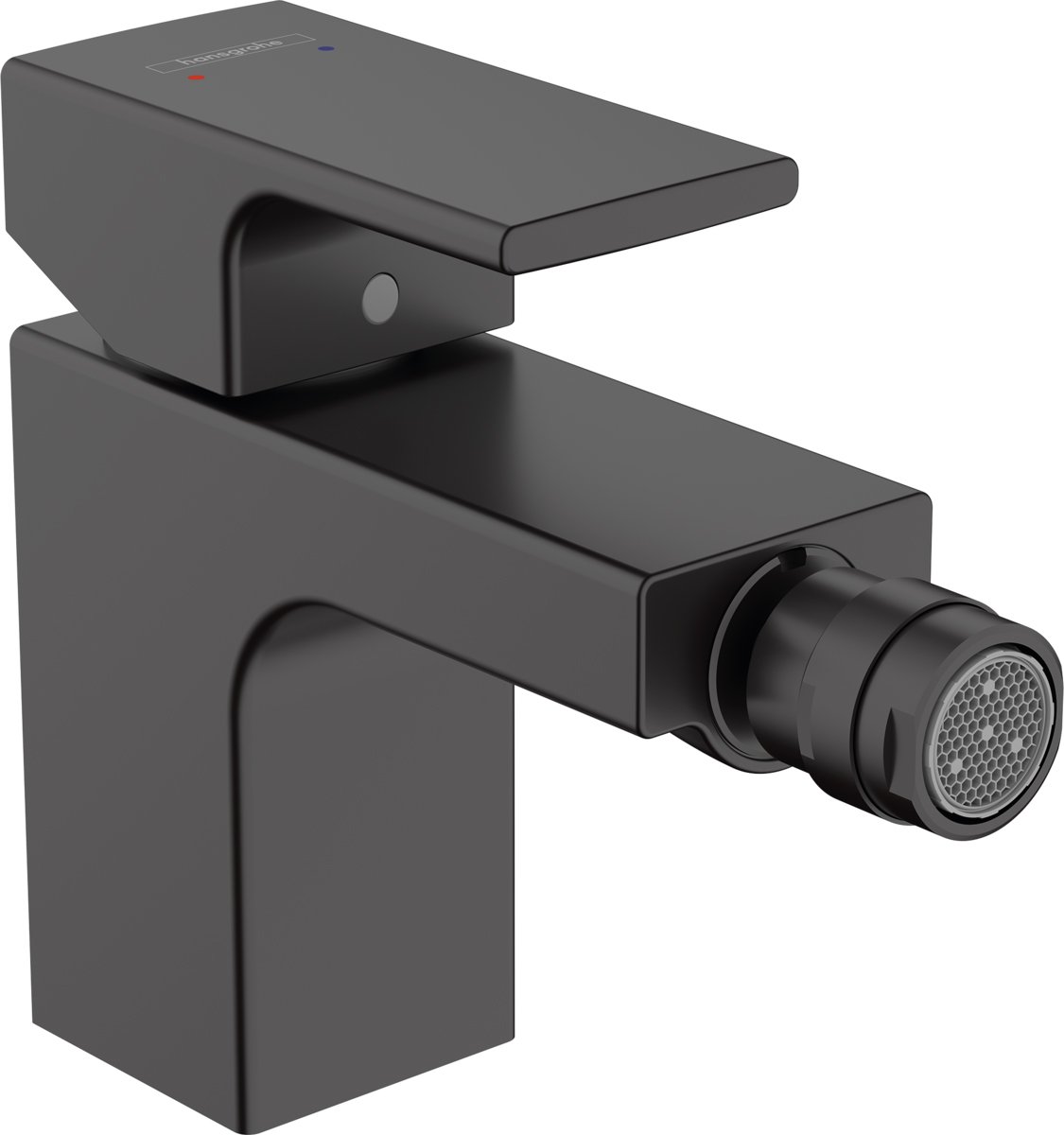 смеситель для биде hansgrohe vernis shape 71211670 с донным клапаном черный матовый