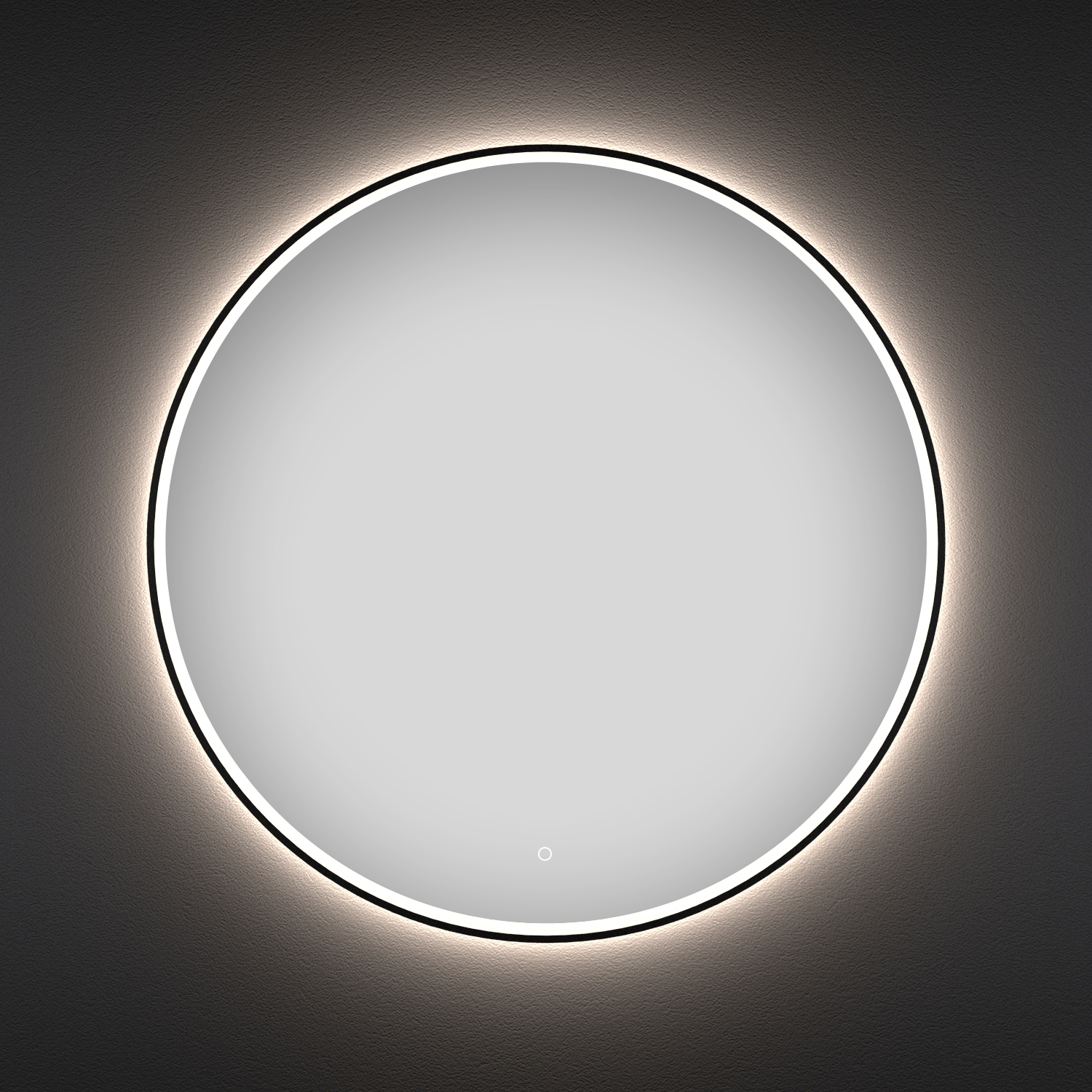 зеркало wellsee 7 rays' spectrum 172200250 85x85 с фронтальной led-подсветкой