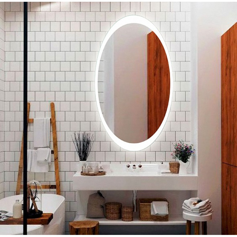 зеркало relisan kasandra 57x77 с led-подсветкой