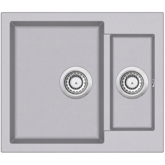 кухонная мойка aquasanita tesa sqt 150 202 aw 58x50 alumetallic