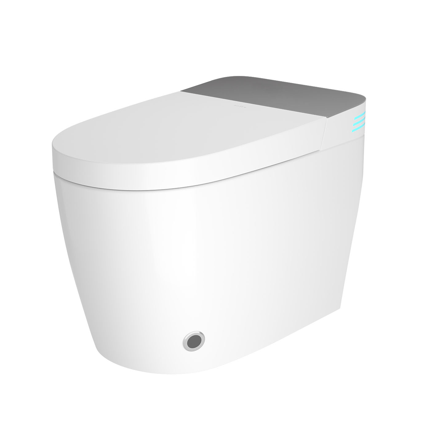 умный унитаз roxen smart simple 670310-02 41x68 с импульсным смывом