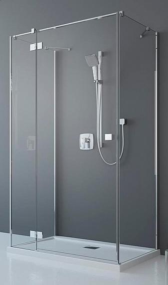 душевой уголок radaway essenza kdj+s 90x90 прозрачное/хром