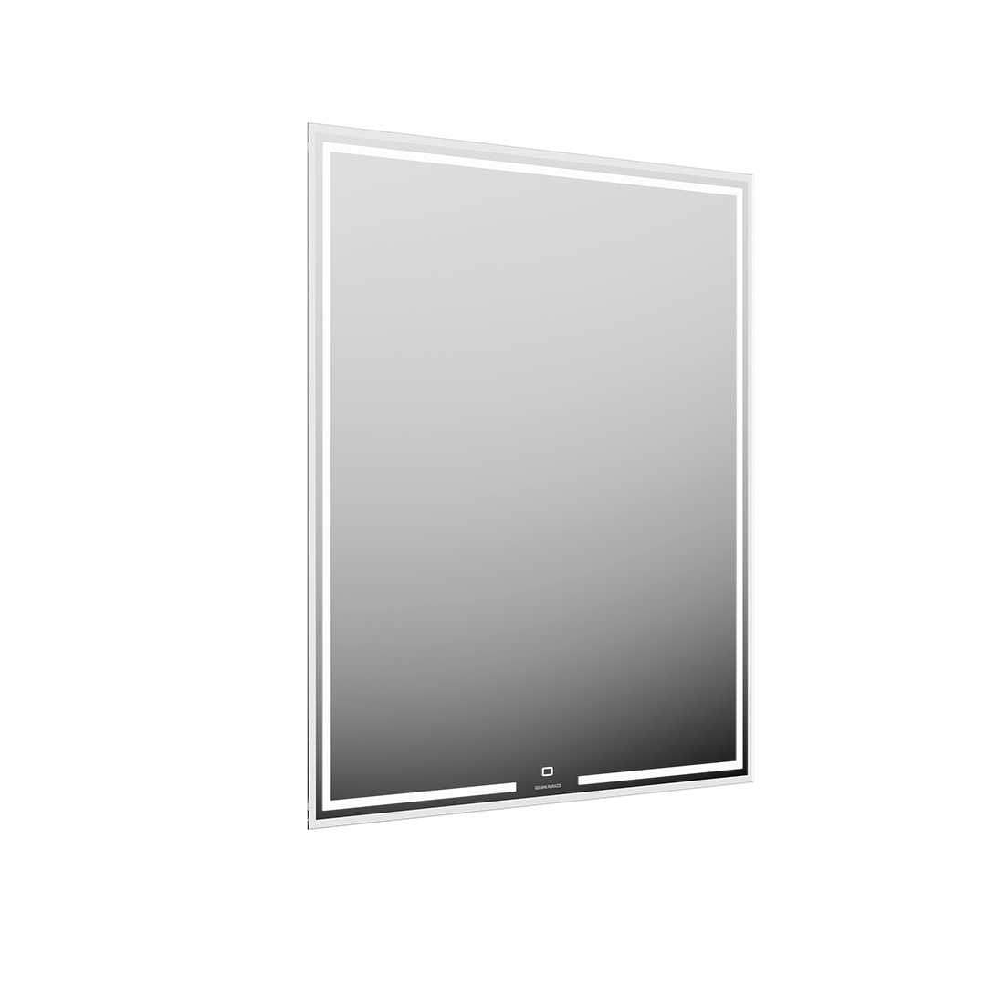 зеркало kerama marazzi mio.mi.70\wht 70x80 белое с подсветкой