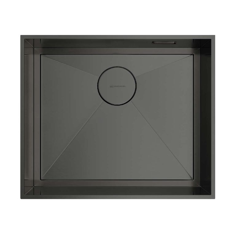кухонная мойка omoikiri kasen 4993496 53x45 вороненая сталь