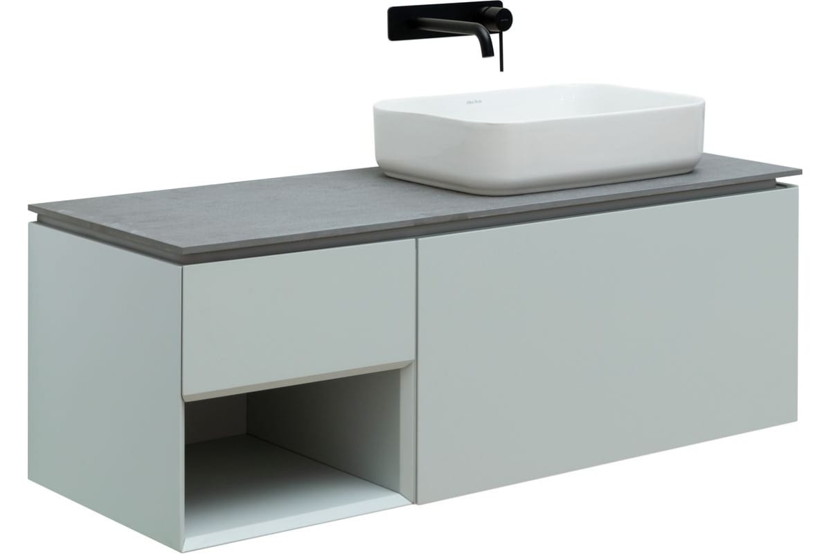 тумба под умывальник allen brau infinity 120 r 1.21008.pwm папирус матовый правый