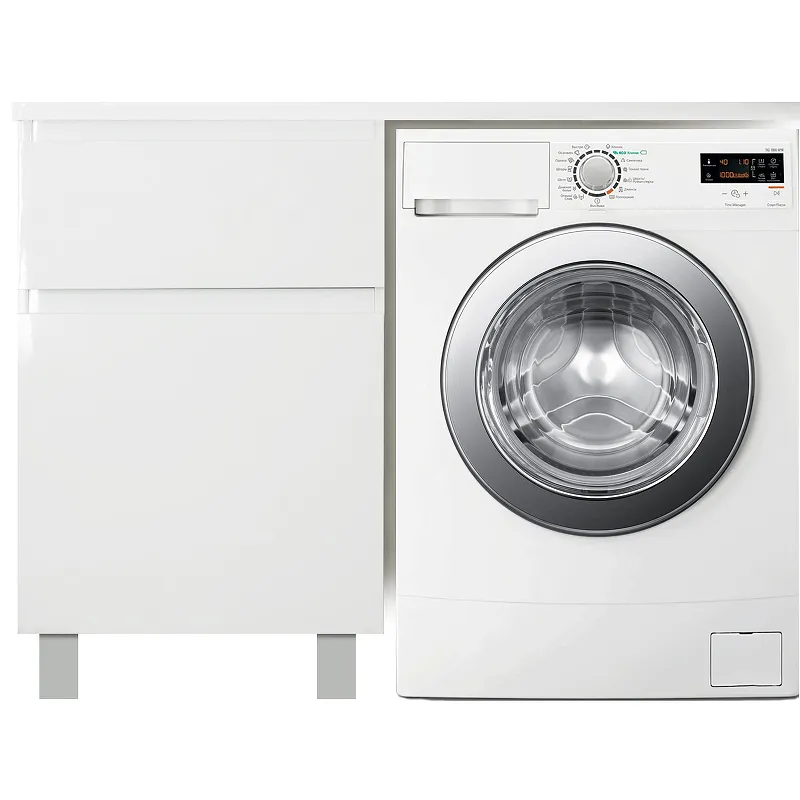 тумба под умывальник эстет dallas luxe 115x48 2 ящика, белый