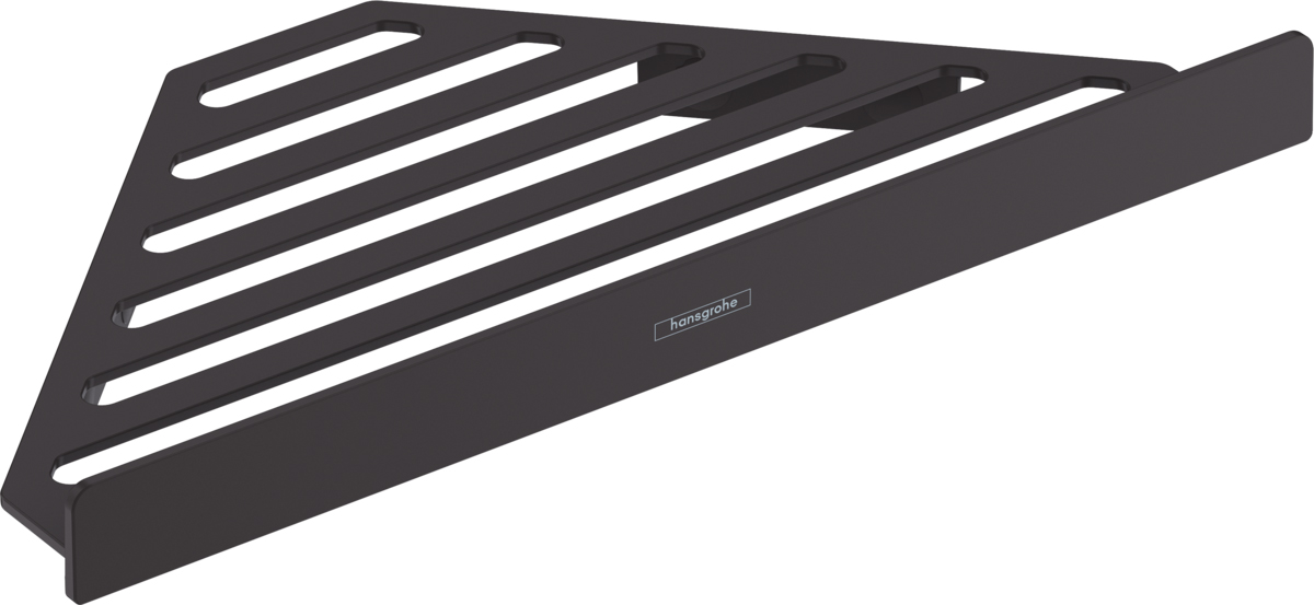 угловая полка hansgrohe addstoris 41741670 черный матовый
