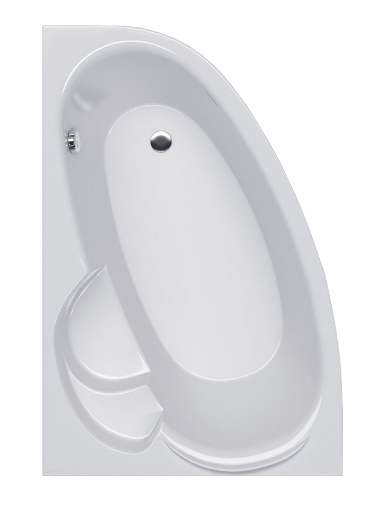 ванна акриловая alba spa katrina 150x100 левая