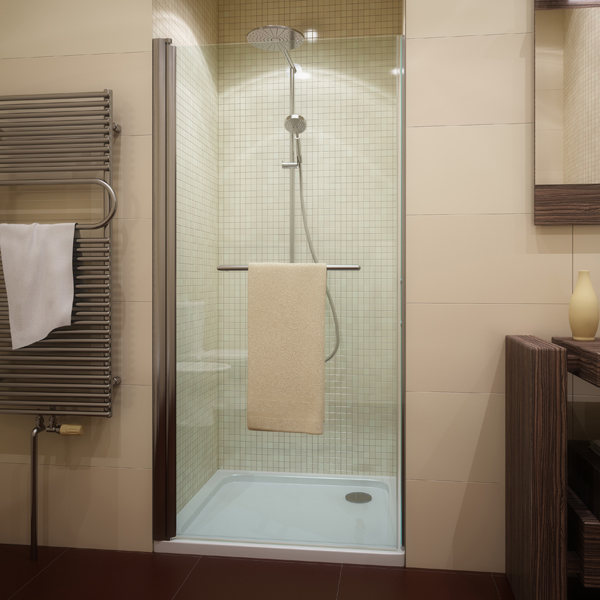 душевая дверь gutewetter lux door gk-601 80 (позолота)