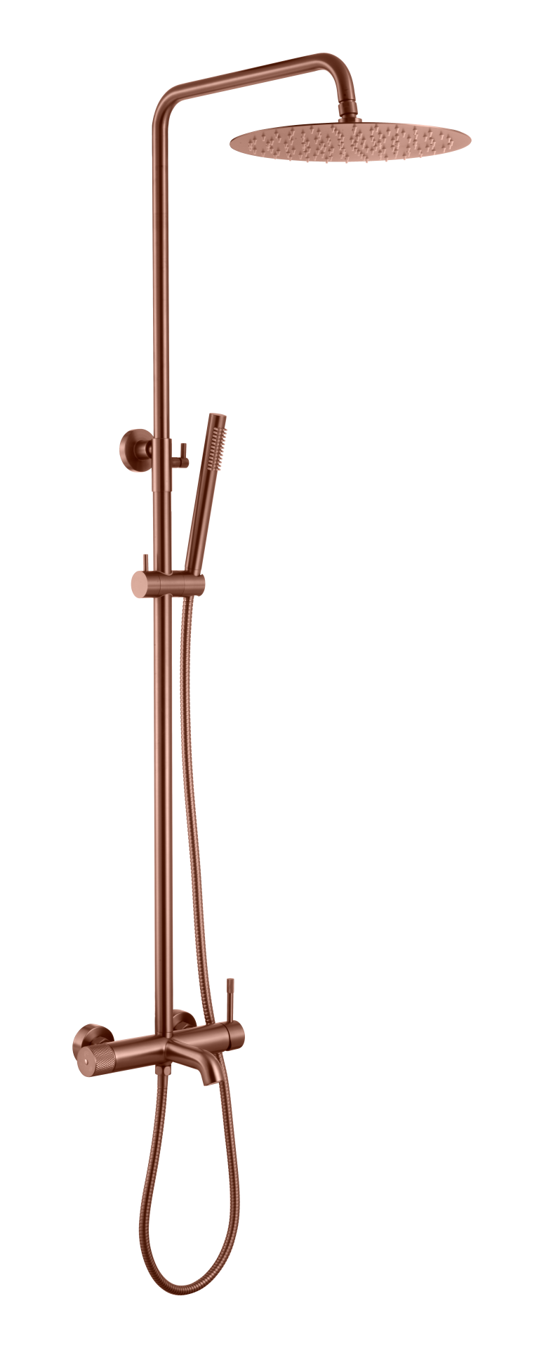 душевая стойка boheme uno 468-brb brushed bronze