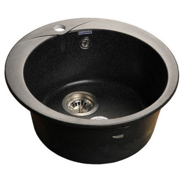 мойка кухонная granfest gf - r480 черный