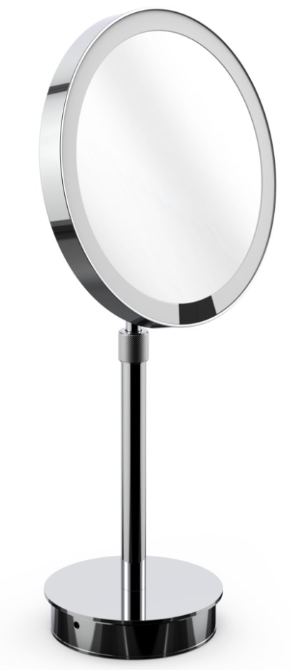 зеркало косметическое с подсветкой 5x увеличение decor walther just look sr 125400 хром