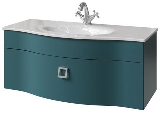 тумба подвесная caprigo nokturn 100 1314-sf013 зеленый матовый