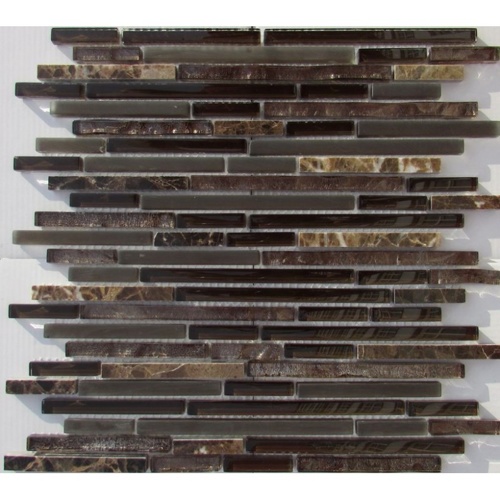 мозаика liya mosaic stripes emperador 30.1 x 30.1
