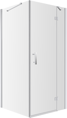 душевой уголок omnires manhattan adc80x-a+adr90x 80x90 стекло прозрачное