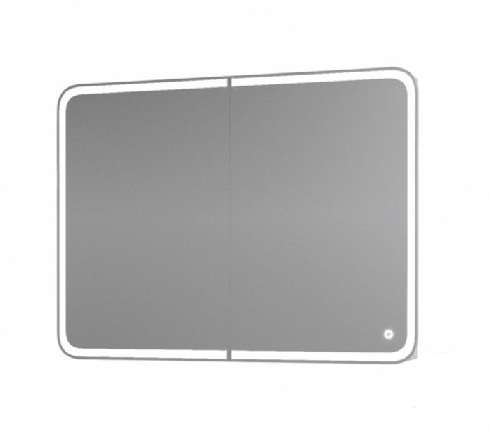 шкаф с зеркалом grossman адель-90 209004 с led-подсветкой