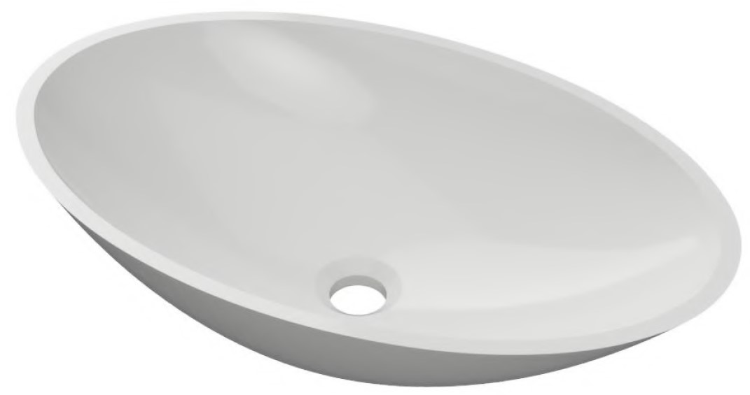 умывальник накладной aquastone aqs 6 56x35 белый матовый