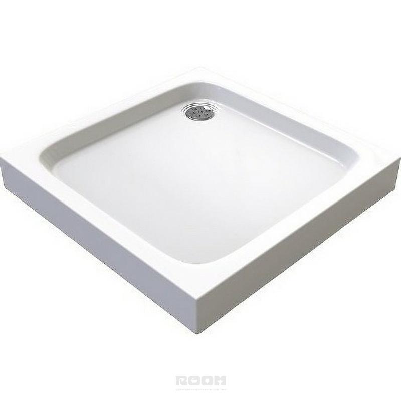 душевой поддон veconi tezeo 90x90 белый