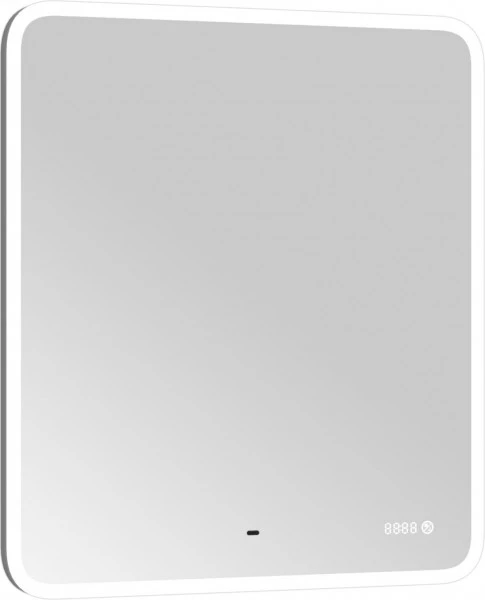 зеркало briz софи 60x80 с подсветкой и часами