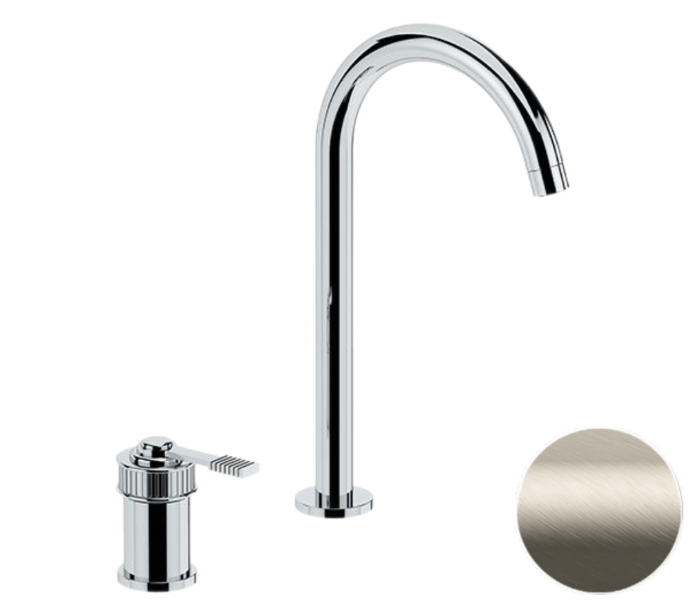 смеситель для умывальника remer atelier al57lxv сталь