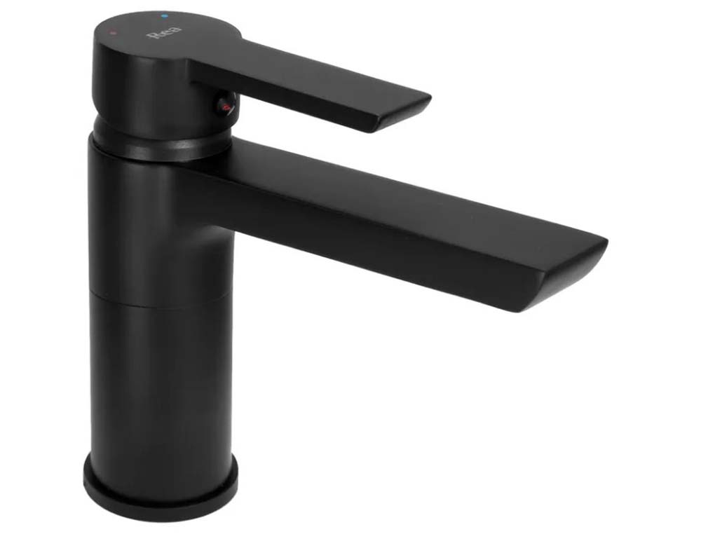 смеситель для умывальника rea argus black rea-b6210 черный матовый