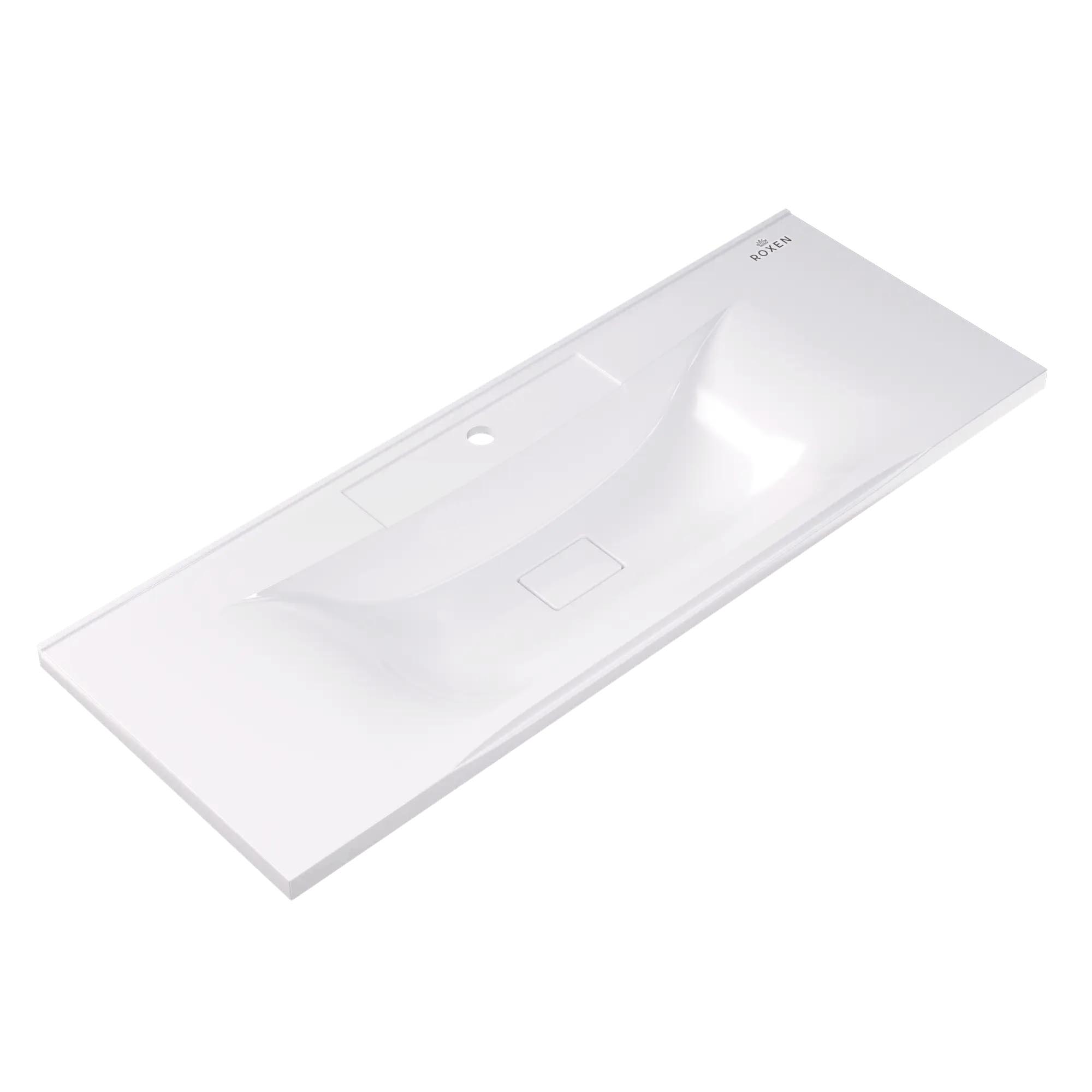 умывальник roxen ariel 120x45 белый