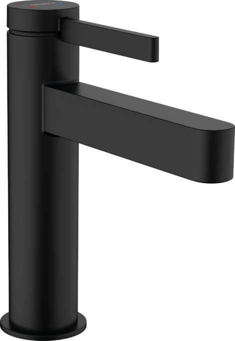 смеситель для умывальника hansgrohe finoris 76020670 черный матовый