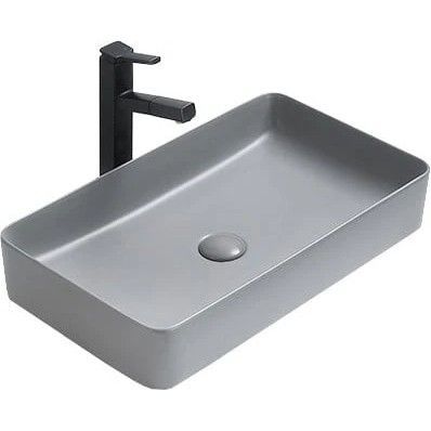 умывальник накладной mexen nadia mex-21616061 60,5x35,5 серый матовый