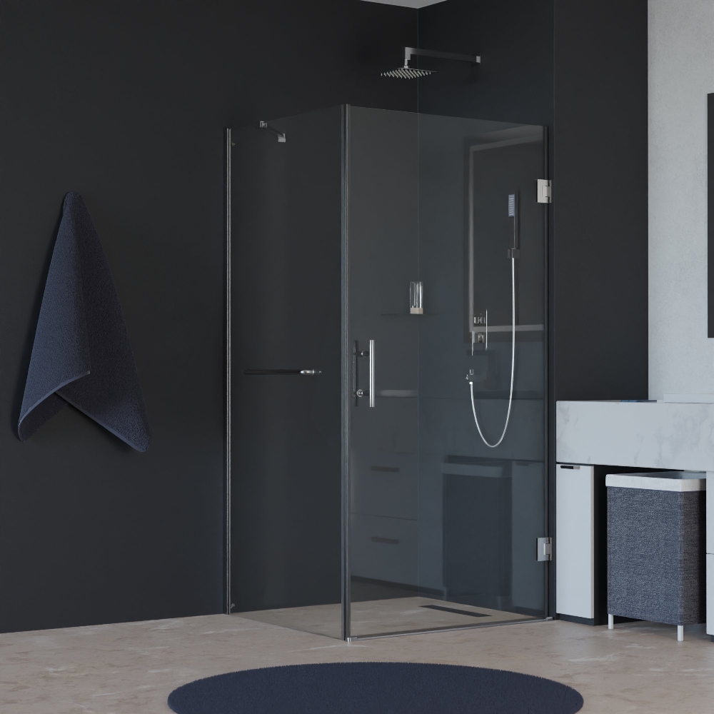 душевой уголок rgw hotel ho-045-1 60x90 стекла прозрачные, профиль хром
