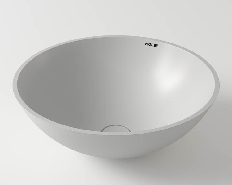 умывальник накладной holbi demeter 40,5x40,5 swg белый глянцевый
