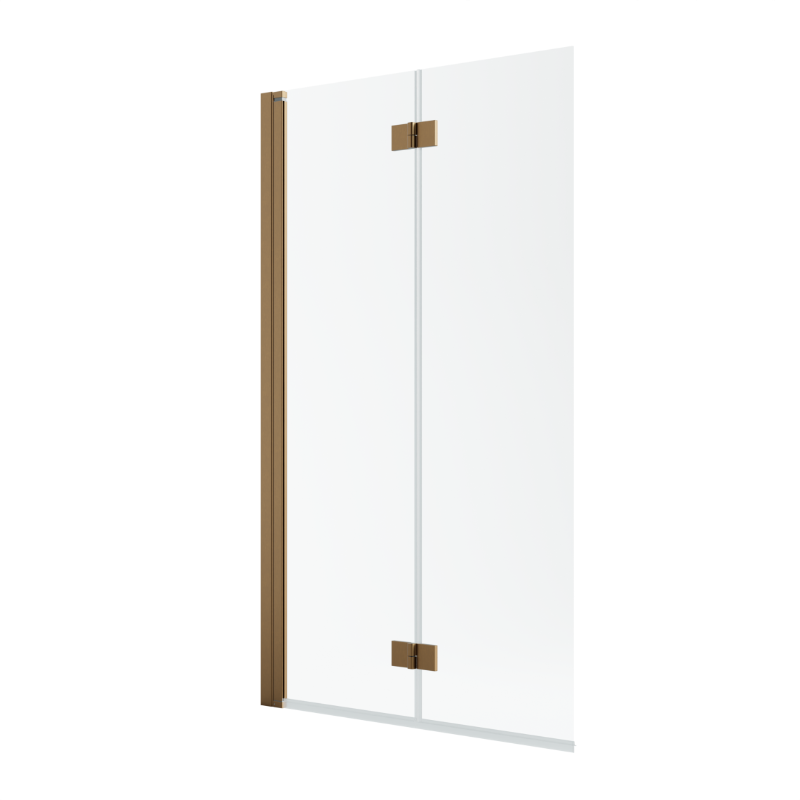 душевая шторка radaway nes brushed copper pnd i 110x150 левая, стекла прозрачные, профиль брашированная медь