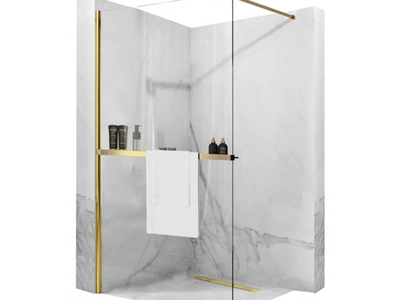 полка для полотенец и аксессуаров rea evo gold hom-00653 золото