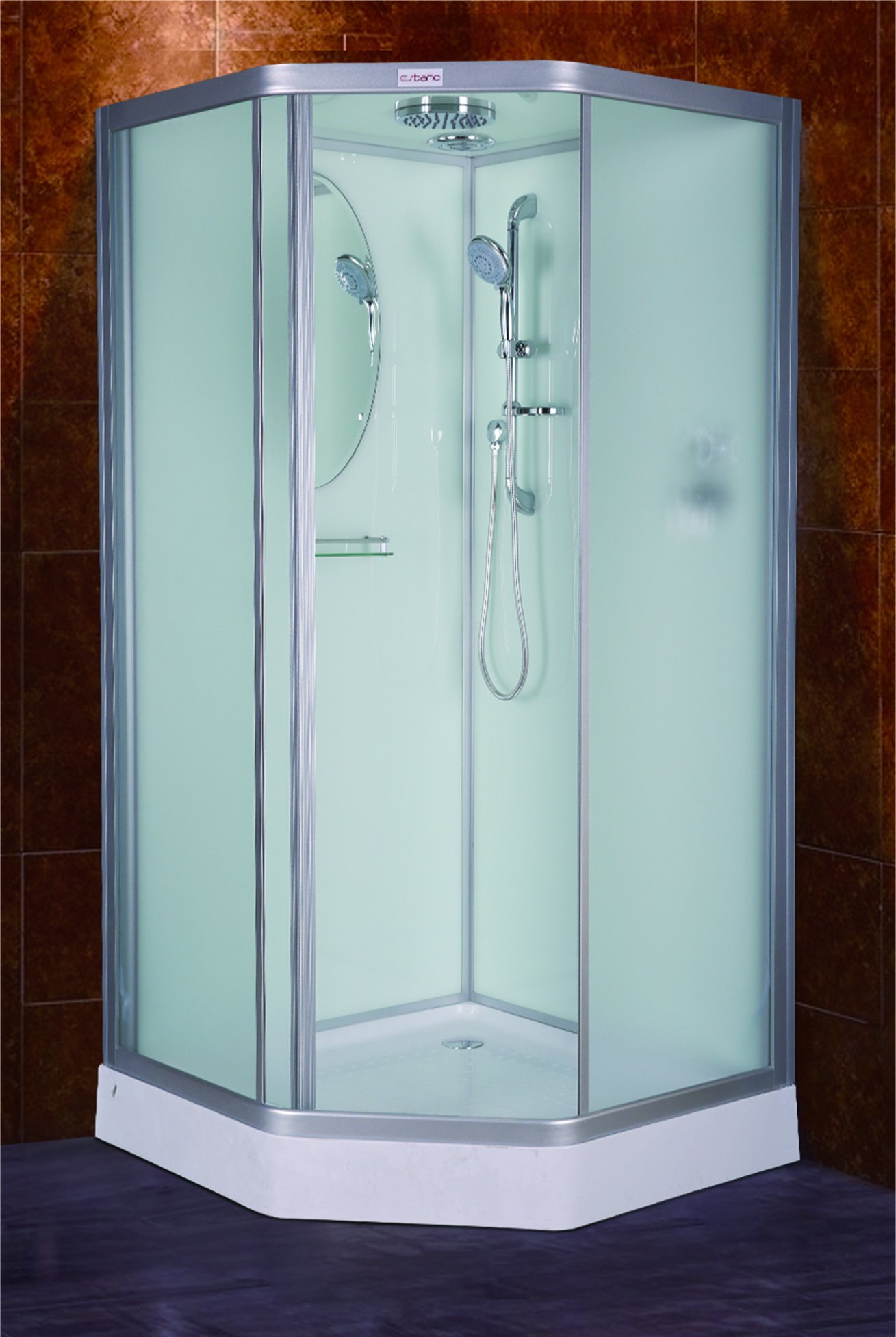 Душевая кабина Esbano ES-L100CKR 100x100 фото 5 душевая кабина esbano es-l100ckr 100x100 фото 5