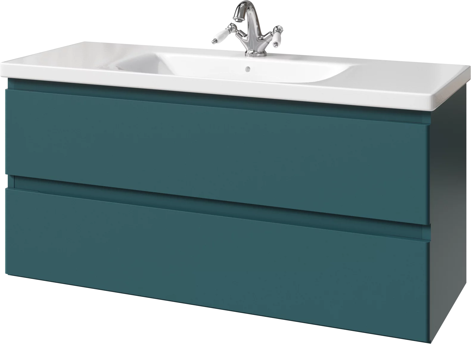 тумба подвесная caprigo forte 120 36116-sf013 синий матовый