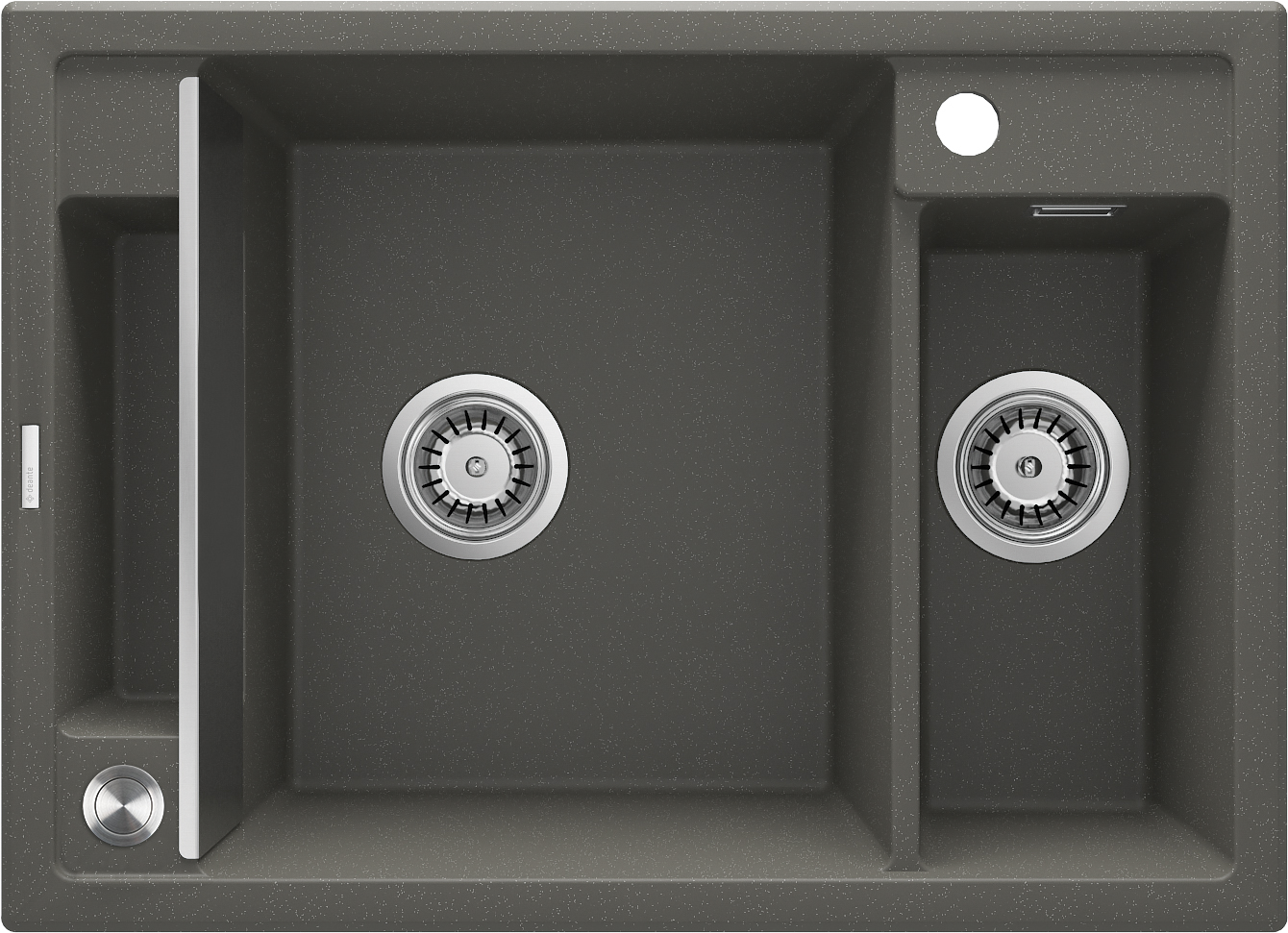кухонная мойка deante magnetic zrm_t503 69x50 антрацит