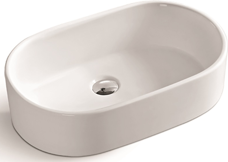 умывальник накладной santiline sl-1018 55x35 белый
