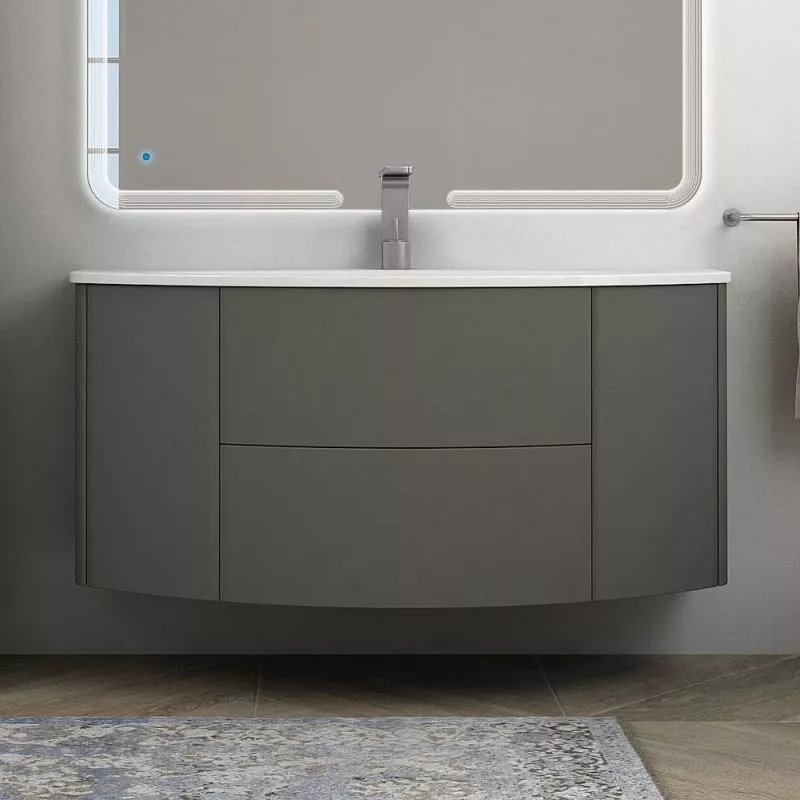 тумба под умывальник cezares eden 54407 grigio talpa opaco