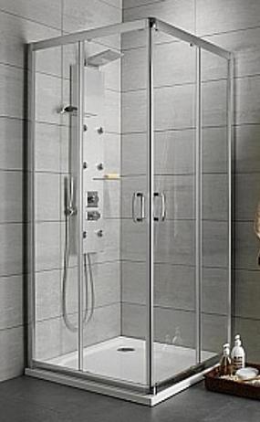 душевой уголок radaway premium plus d 80x120x190 коричневое/хром