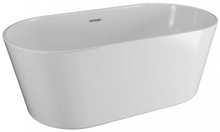 ванна акриловая polimat uzo 160x80 белый