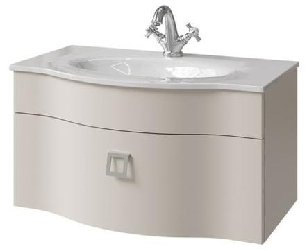 тумба подвесная caprigo nokturn 80 1312-sf023 бежевый матовый
