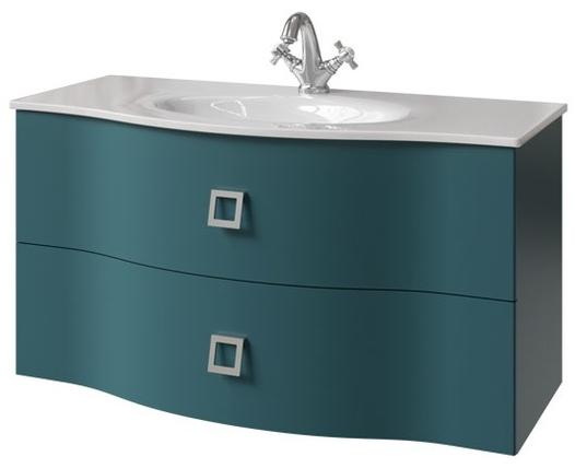тумба подвесная caprigo nokturn 100 1315-sf013 зеленый матовый